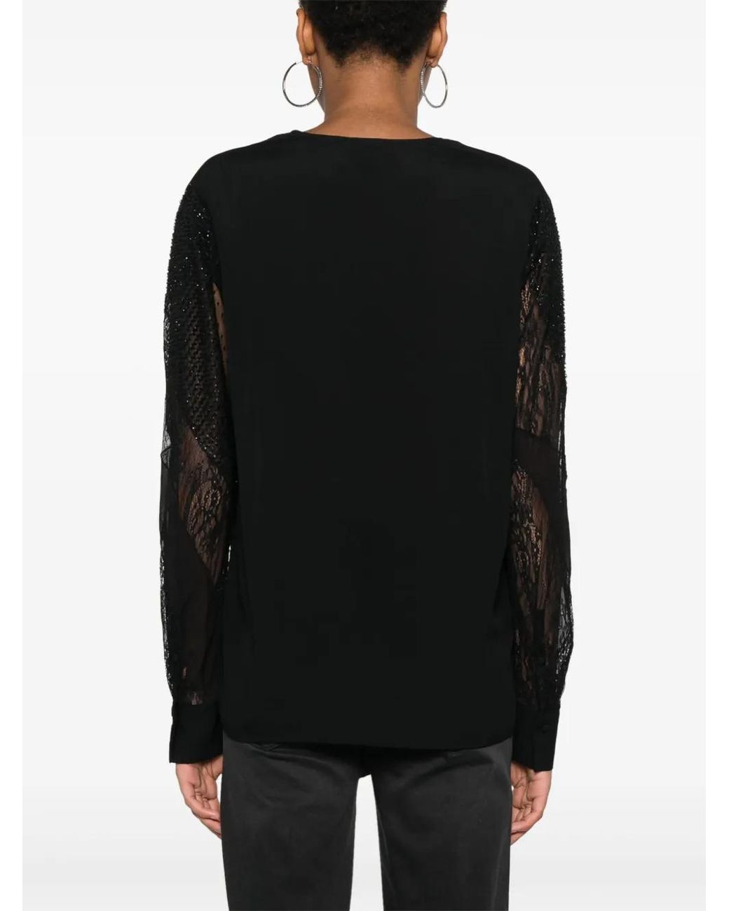 Blouse Le Pinko en coloris Black