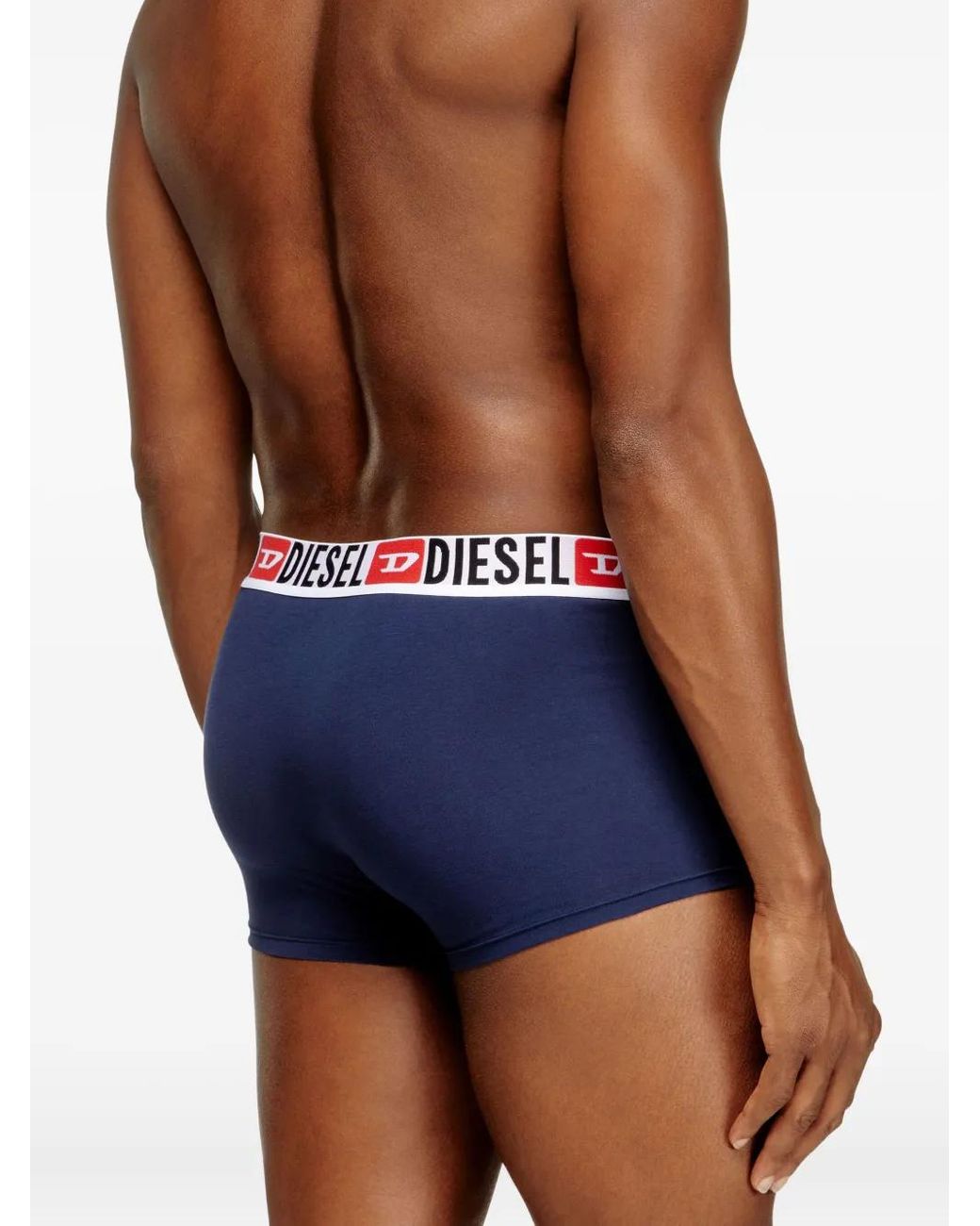 DIESEL Red Umbx-Damienthreepack Boxer Briefs for men