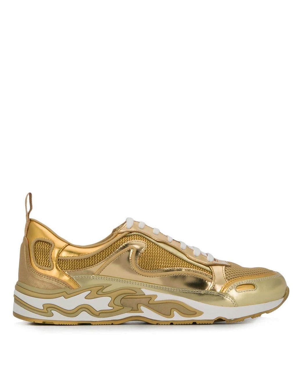 Sandro Sneakers Met Vlam in het Metallic | Lyst NL