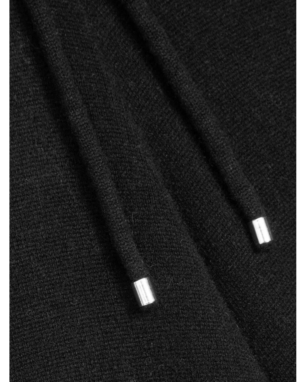 Vera Wang Black Jordan Drawstring Wide-Leg Trousers