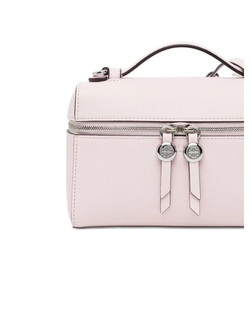 Tory Burch Pink Slim Romy Top Handle Bag