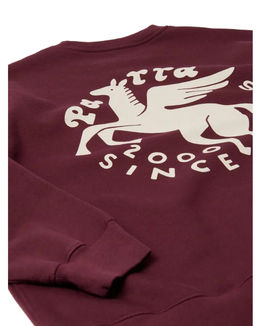 by Parra Purple Gasoline Crew-Neck Sweatshirt for men