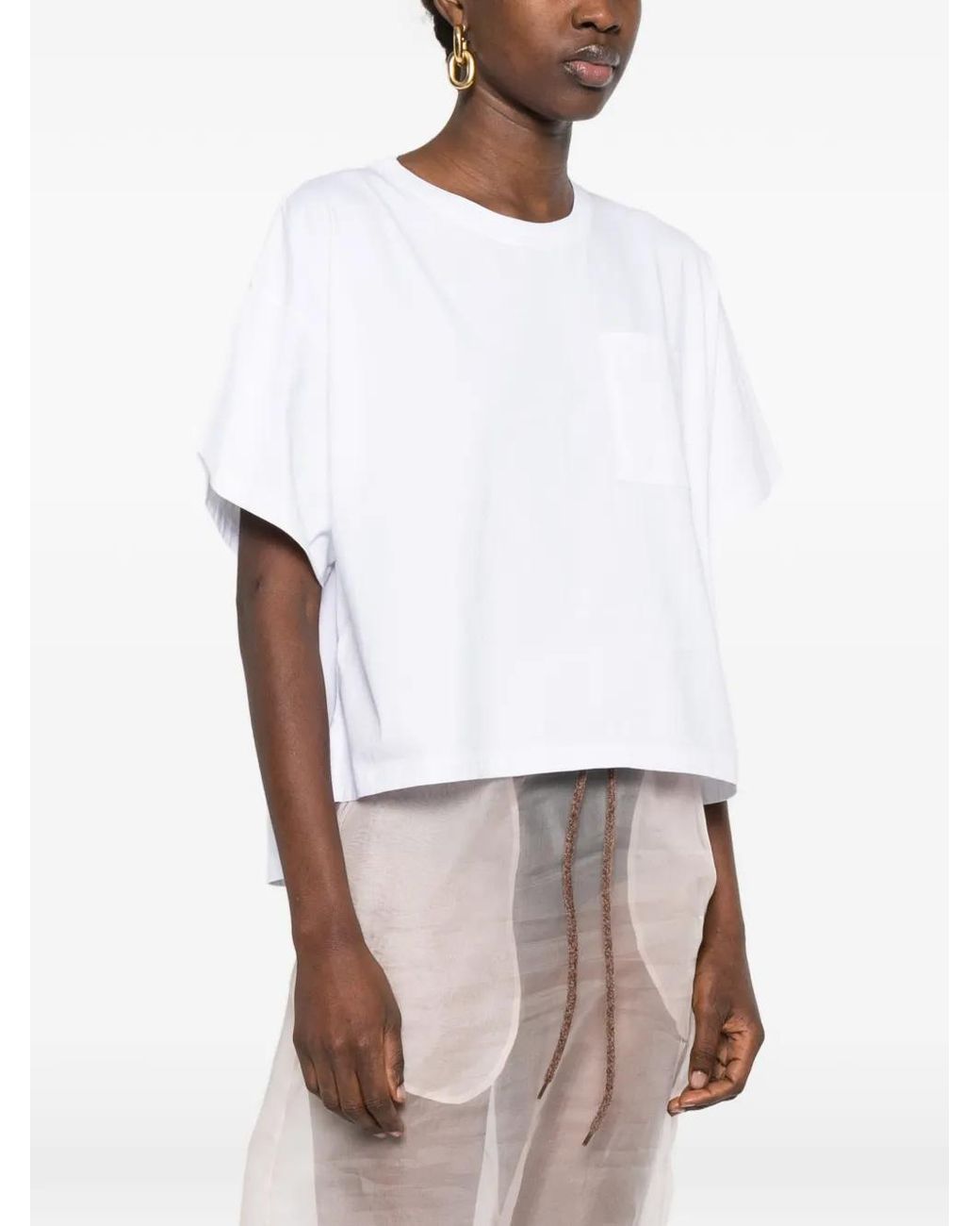 Marni White Logo-Print T-Shirt