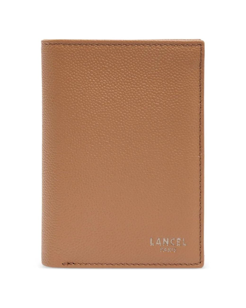 Lancel Brown Leon Logo-Print Wallet for men