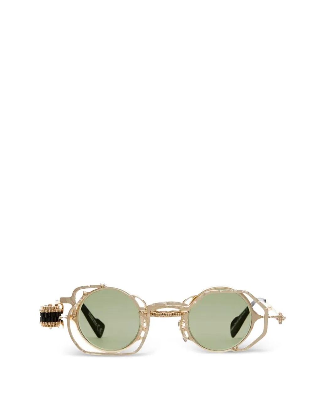 Kuboraum Green Z50 Round-Frame Sunglasses