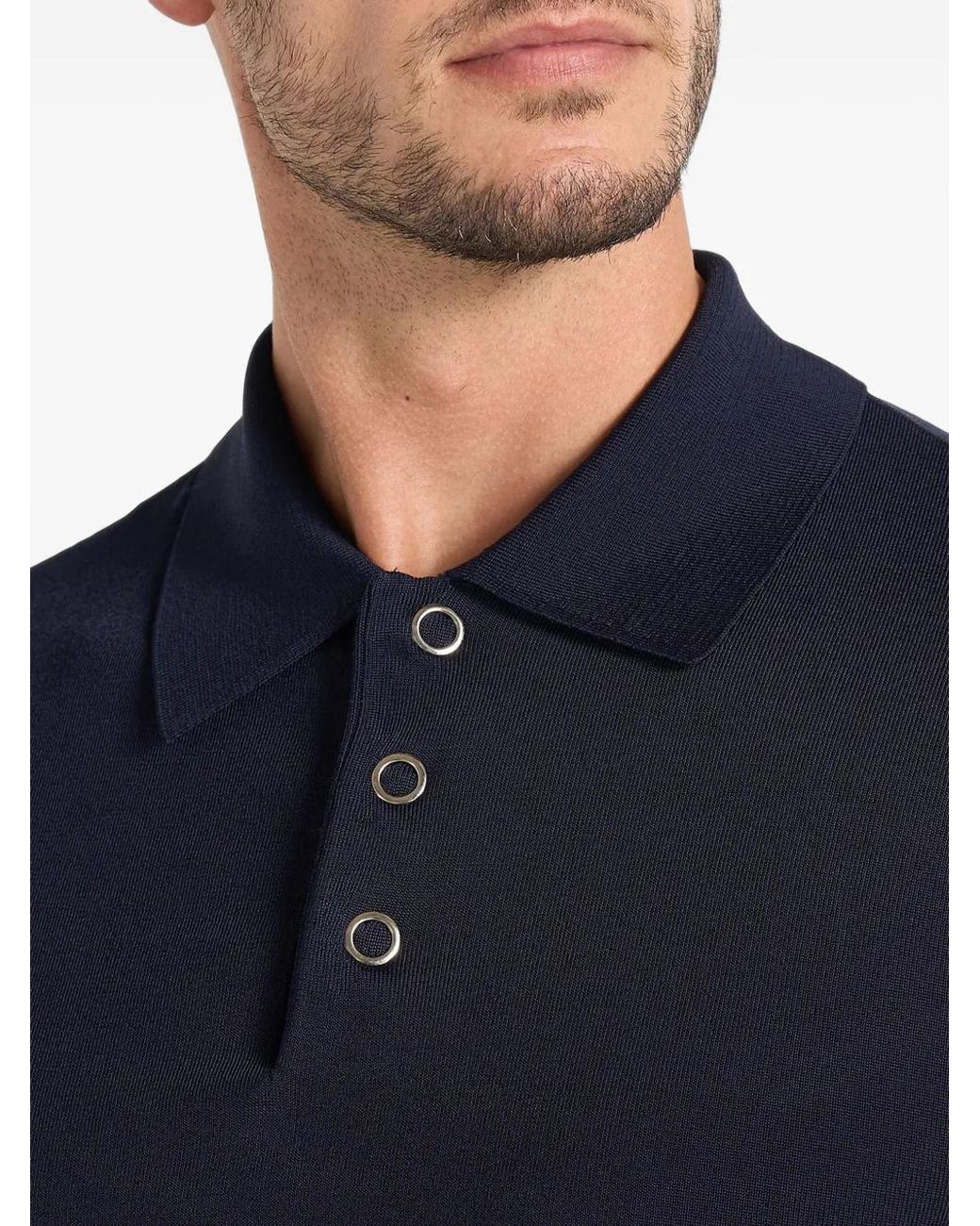 Manière De Voir Blue Polo Pl002 for men