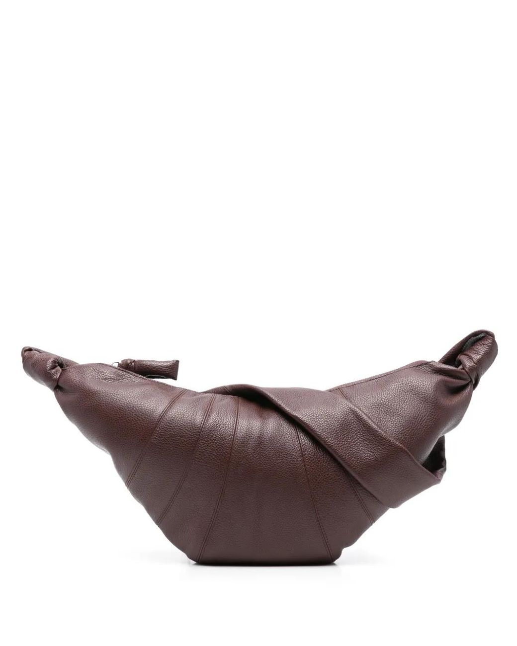 Lemaire Brown Small Leather Marcie Shoulder Bag