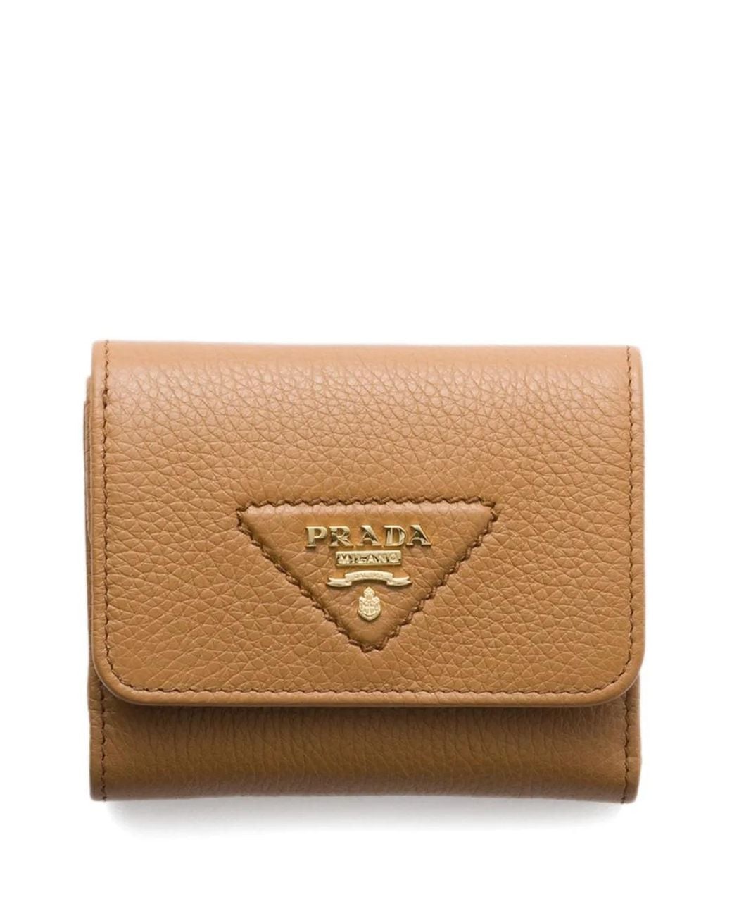 Prada Natural Kleines Portemonnaie