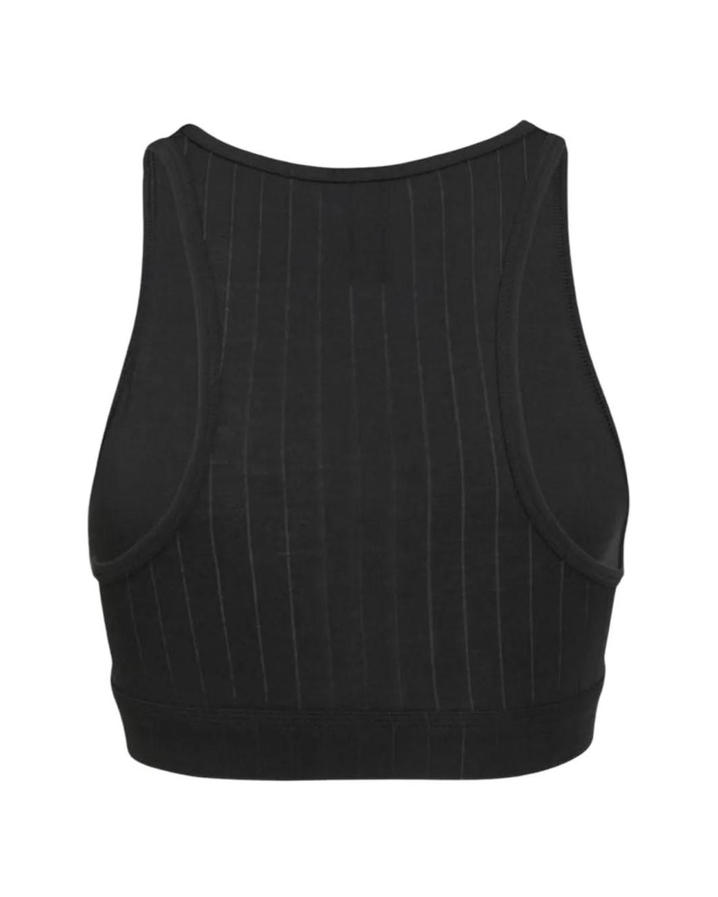 Calvin Klein Black Heritage Logo-Print Ribbed Bra