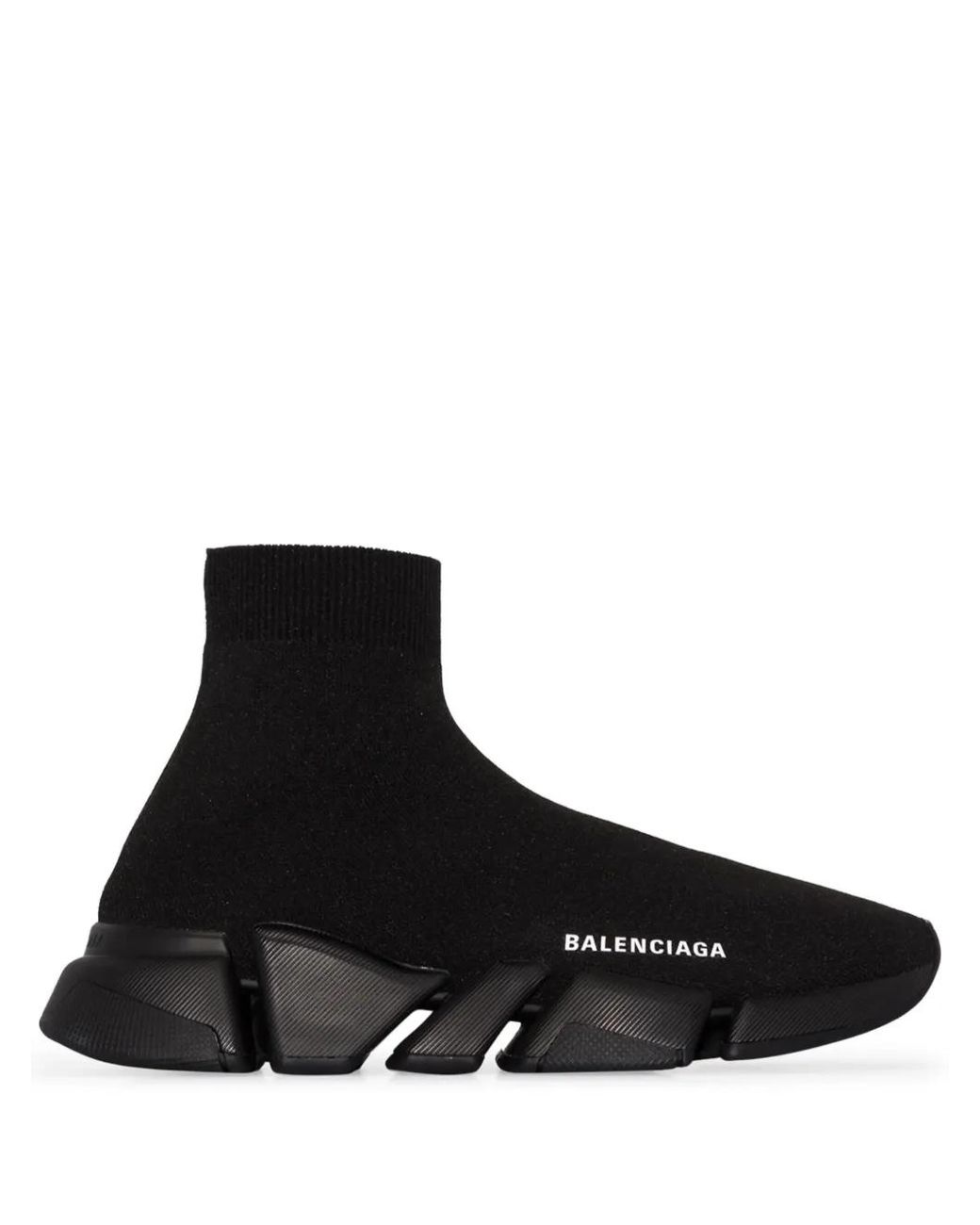 Balenciaga Black Speed 2.0 Knitted Sneakers