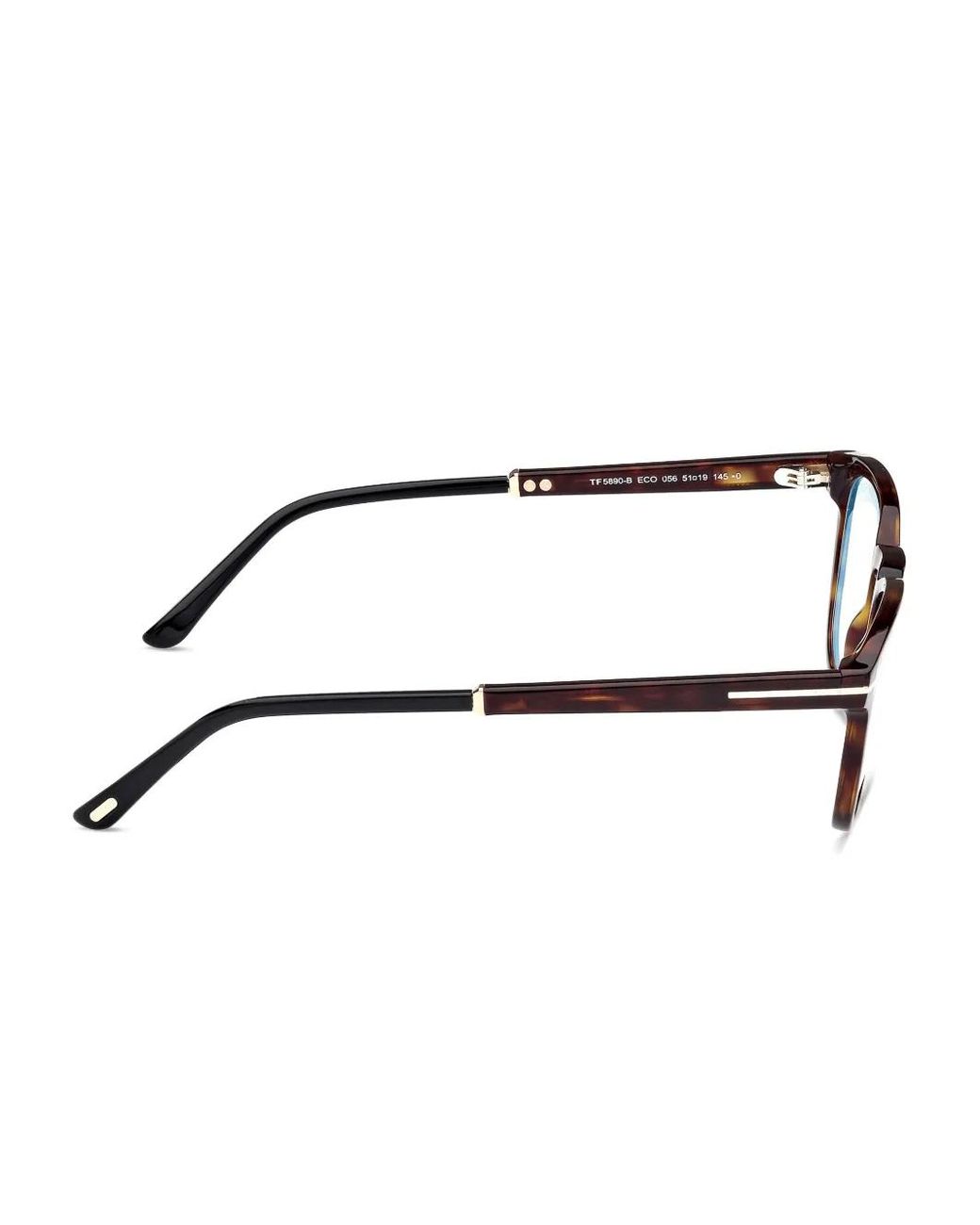 Tom Ford Brown Tortoiseshell-Effect Glasses