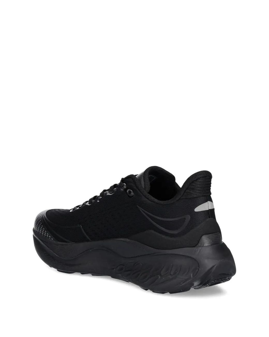 EA7 Black Logo-Detail Sneakers for men