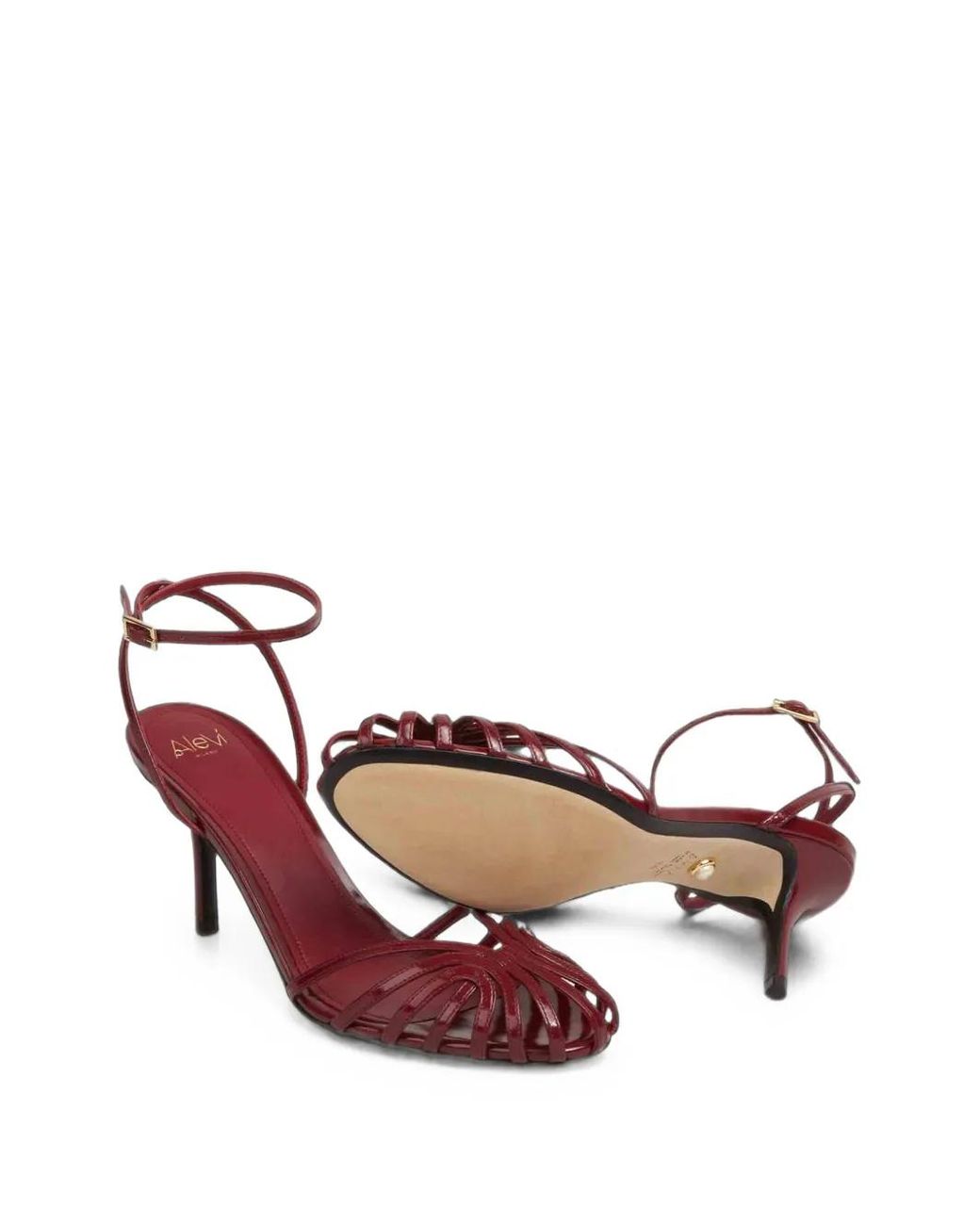 ALEVI Pink Blake Leather Sandals