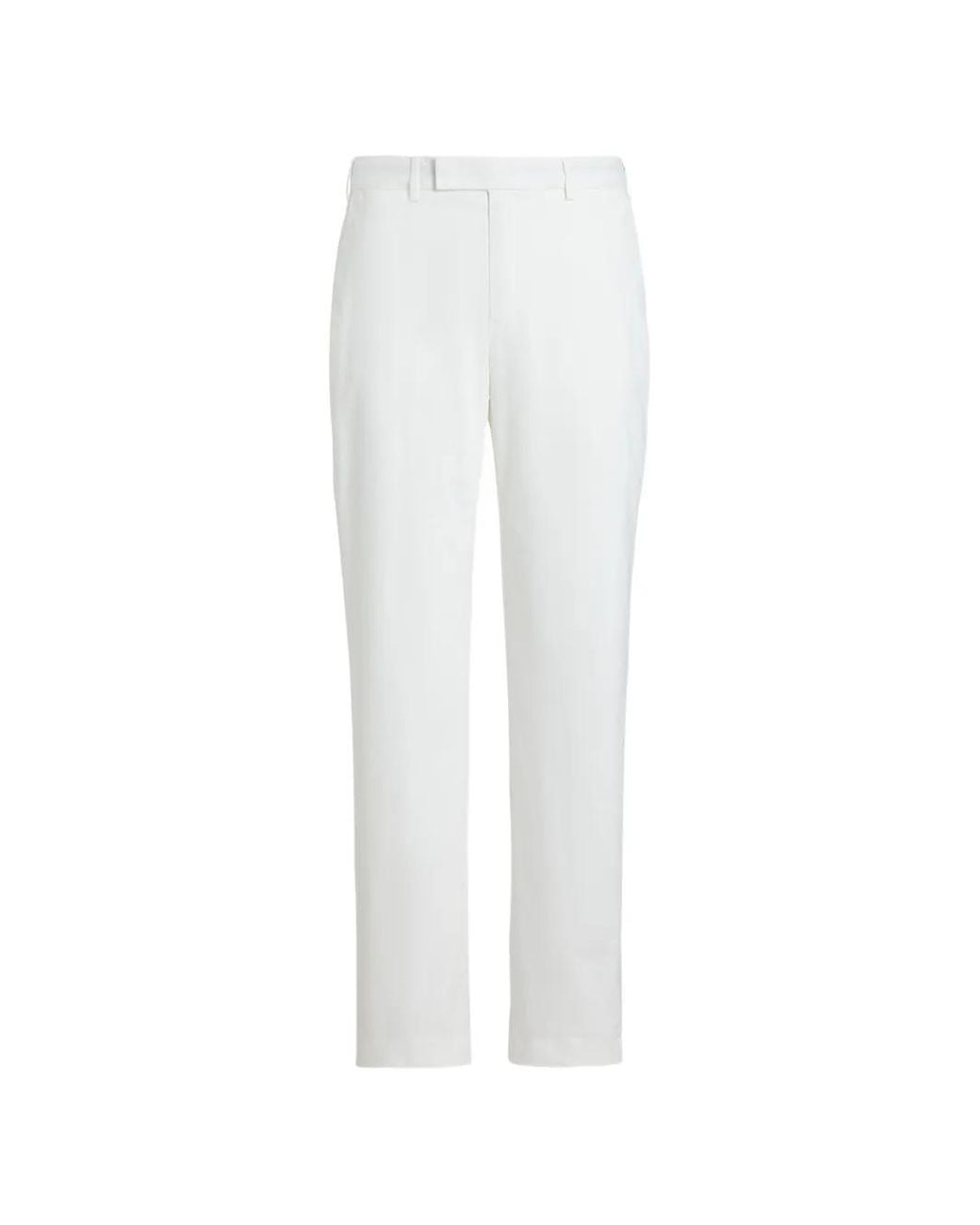 Polo Ralph Lauren White Wimbledon Straight-Fit Trousers
