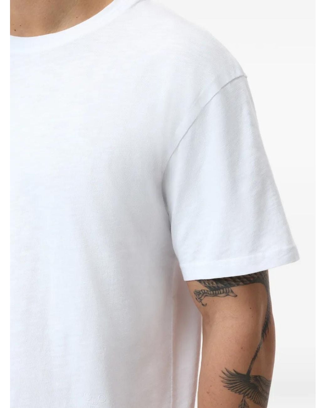 Closed White Short-Sleeved T-Shirt for men