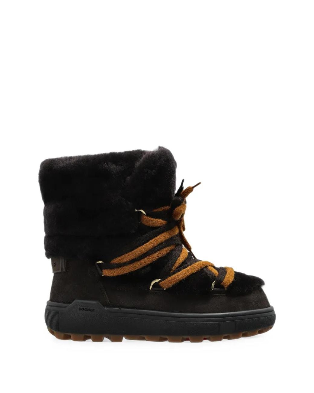 Bogner Black Chamonix Suede Snow Boots
