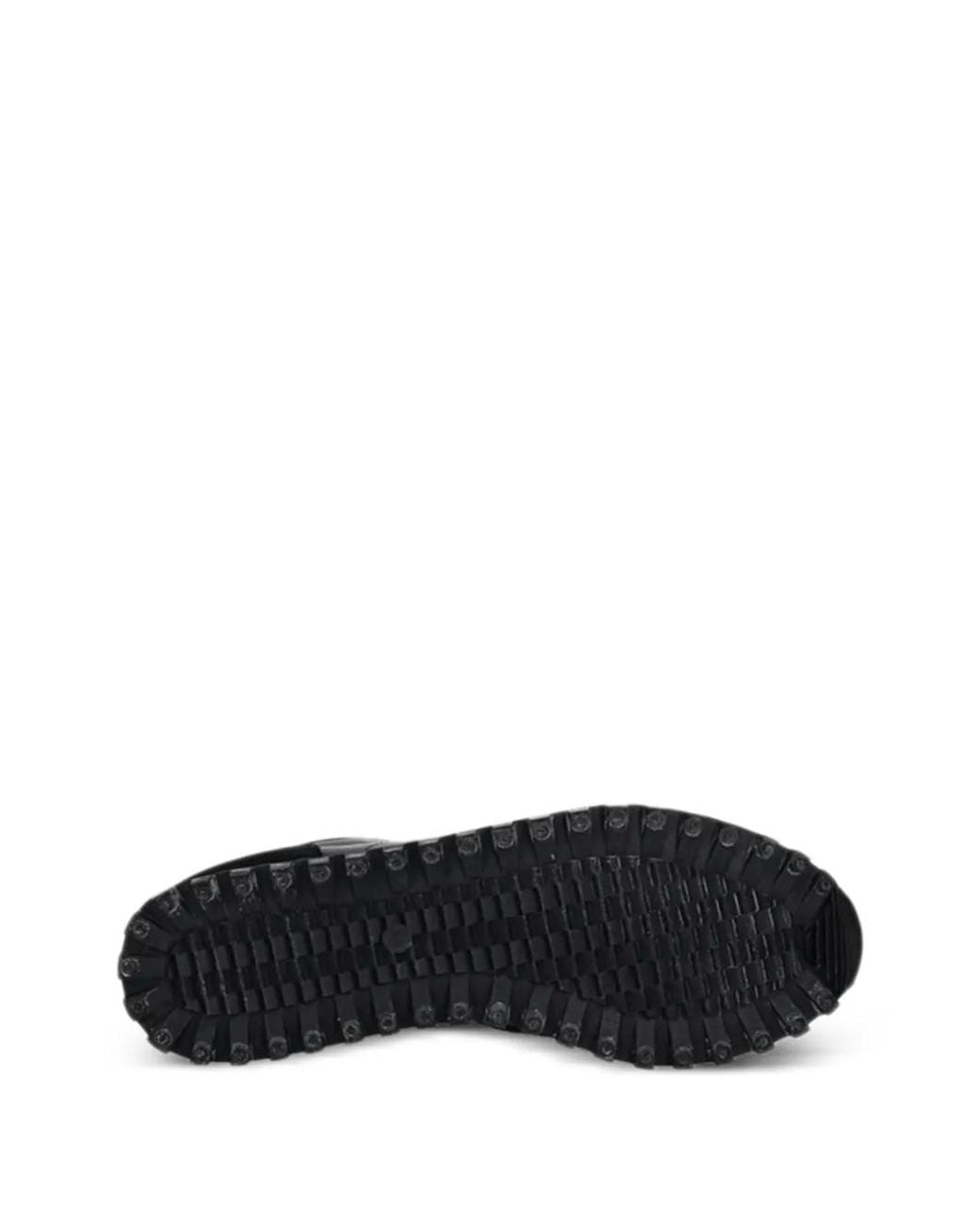 Novesta Black Marathon Suede-Panelled Sneakers