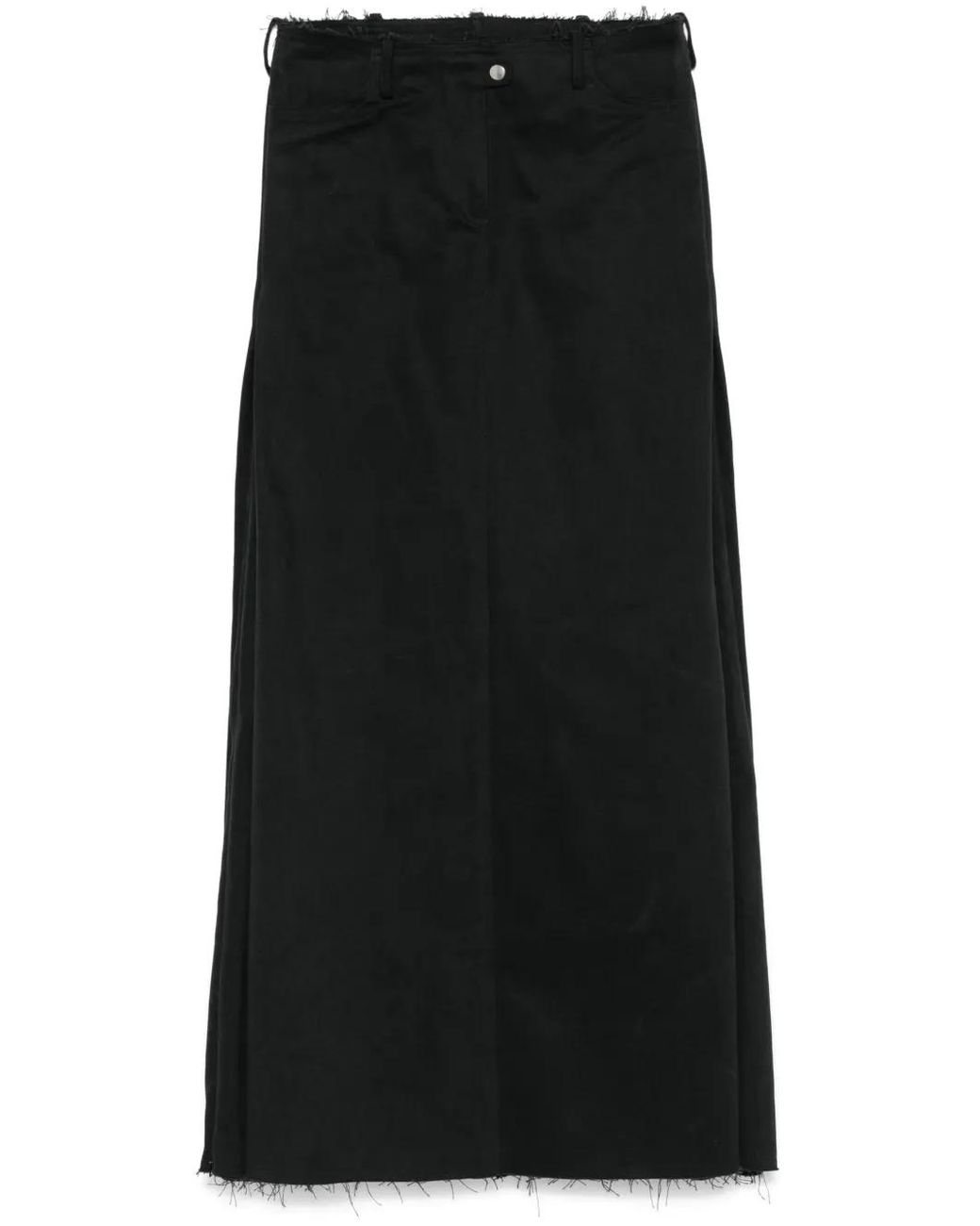 Sinéad O'Dwyer Black Fold Maxi Skirt