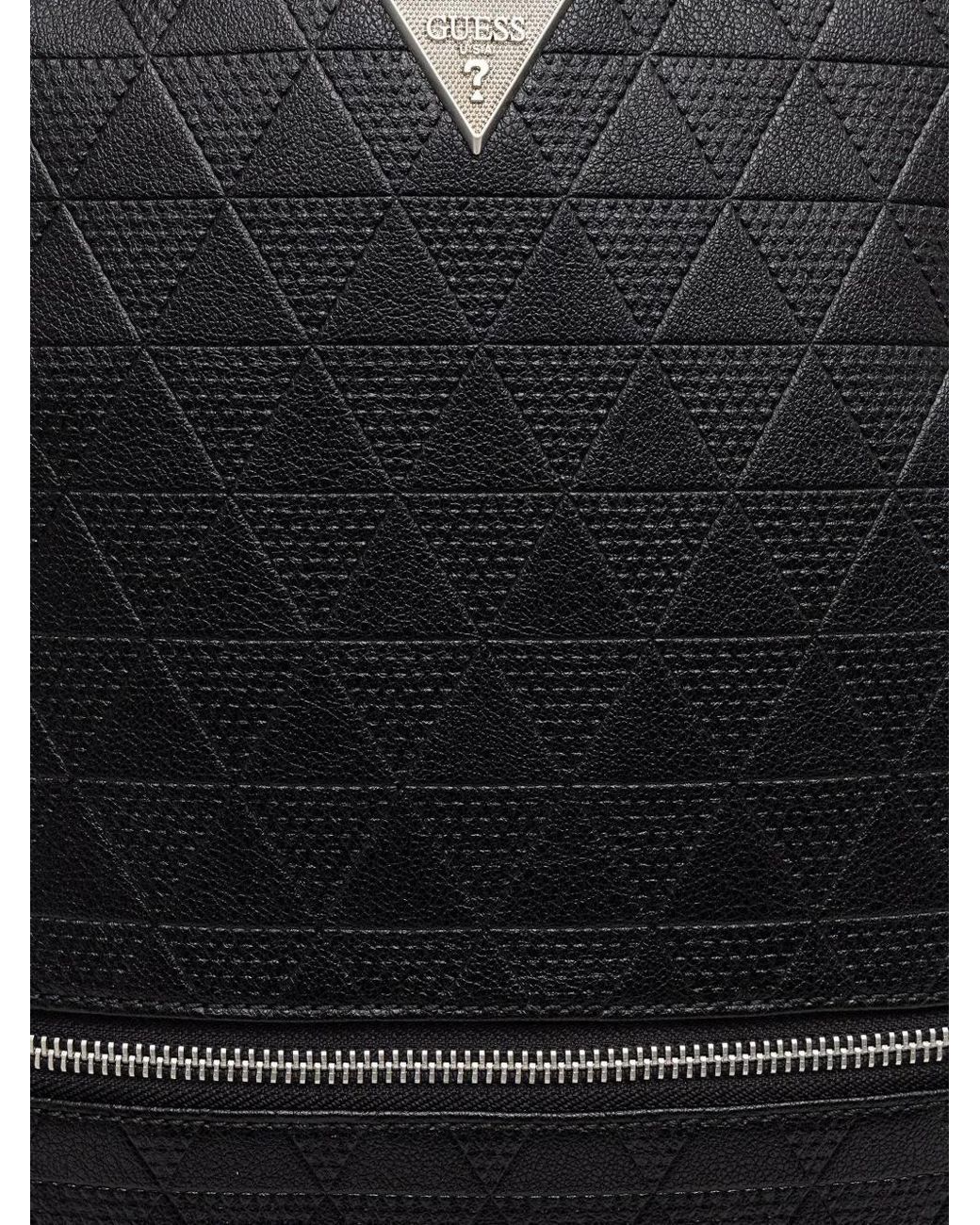 Guess Black Torino Logo Backpack for men