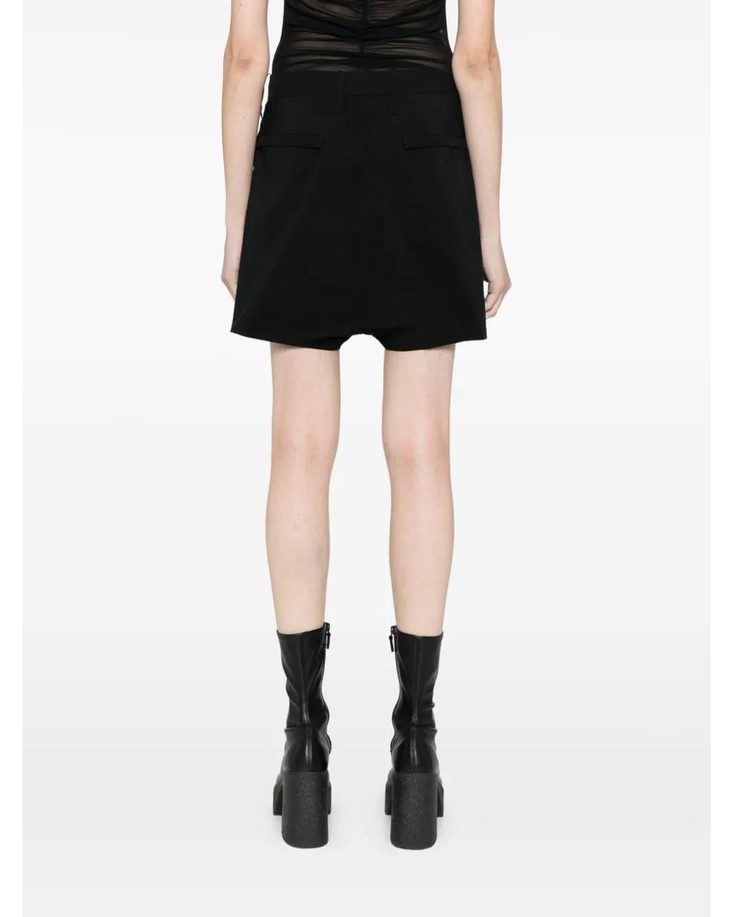 Carol Christian Poell Dead End Fly Shorts in Black | Lyst