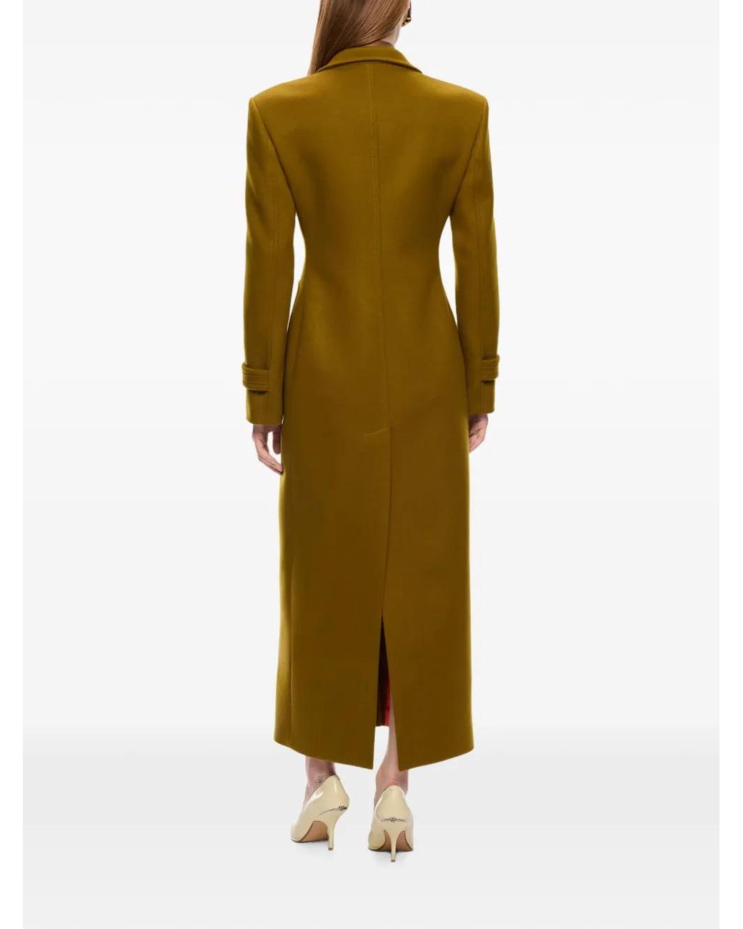 Pinko Green Long Coat