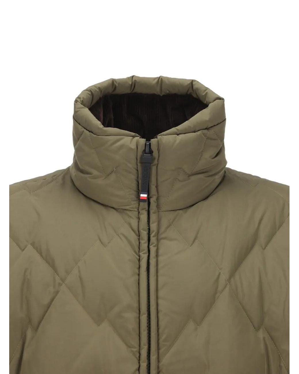 Moncler Green Bramans Diamond-Quilted Jacket for men