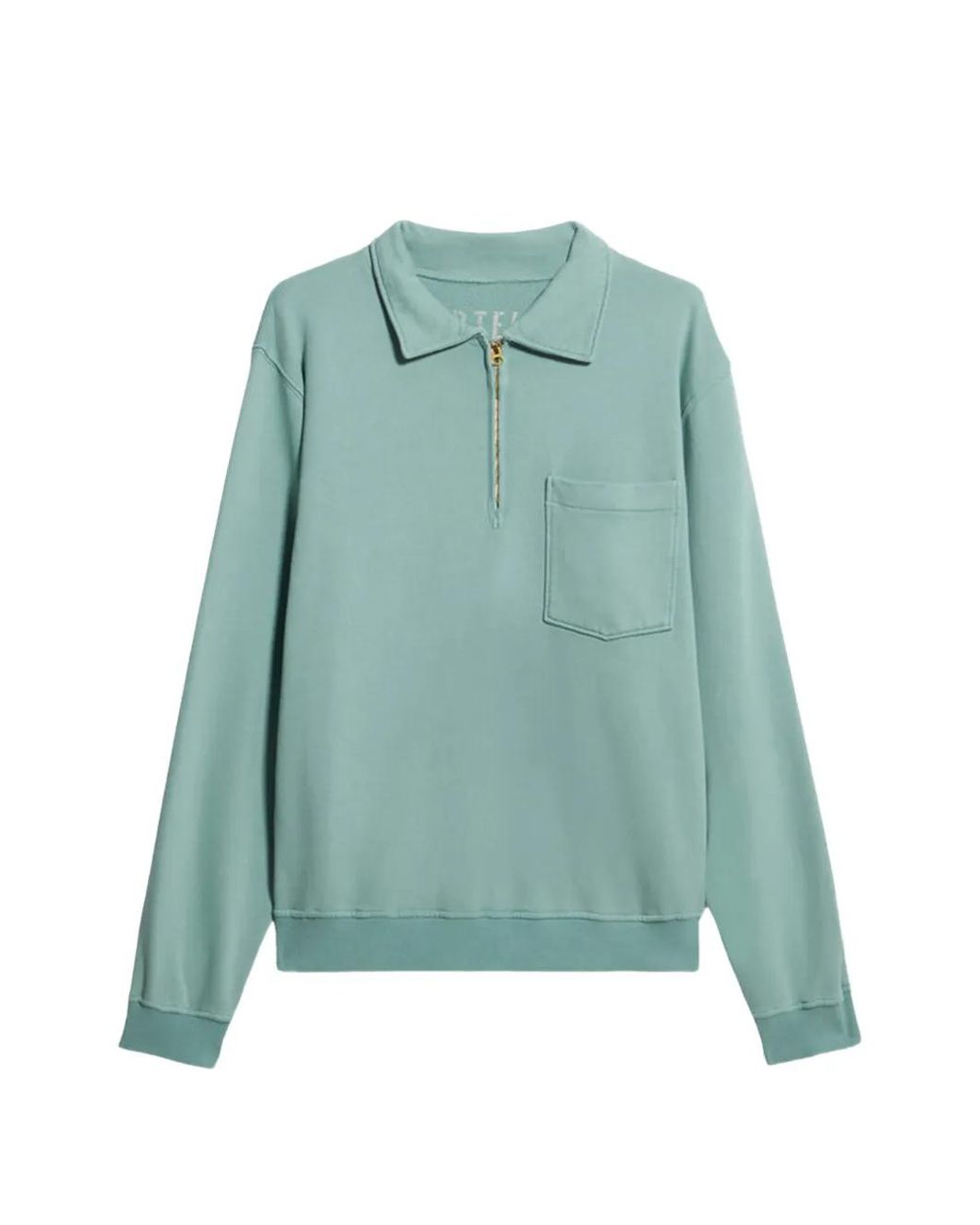 Fortela Green Yalep Half-Zip Sweatshirt for men