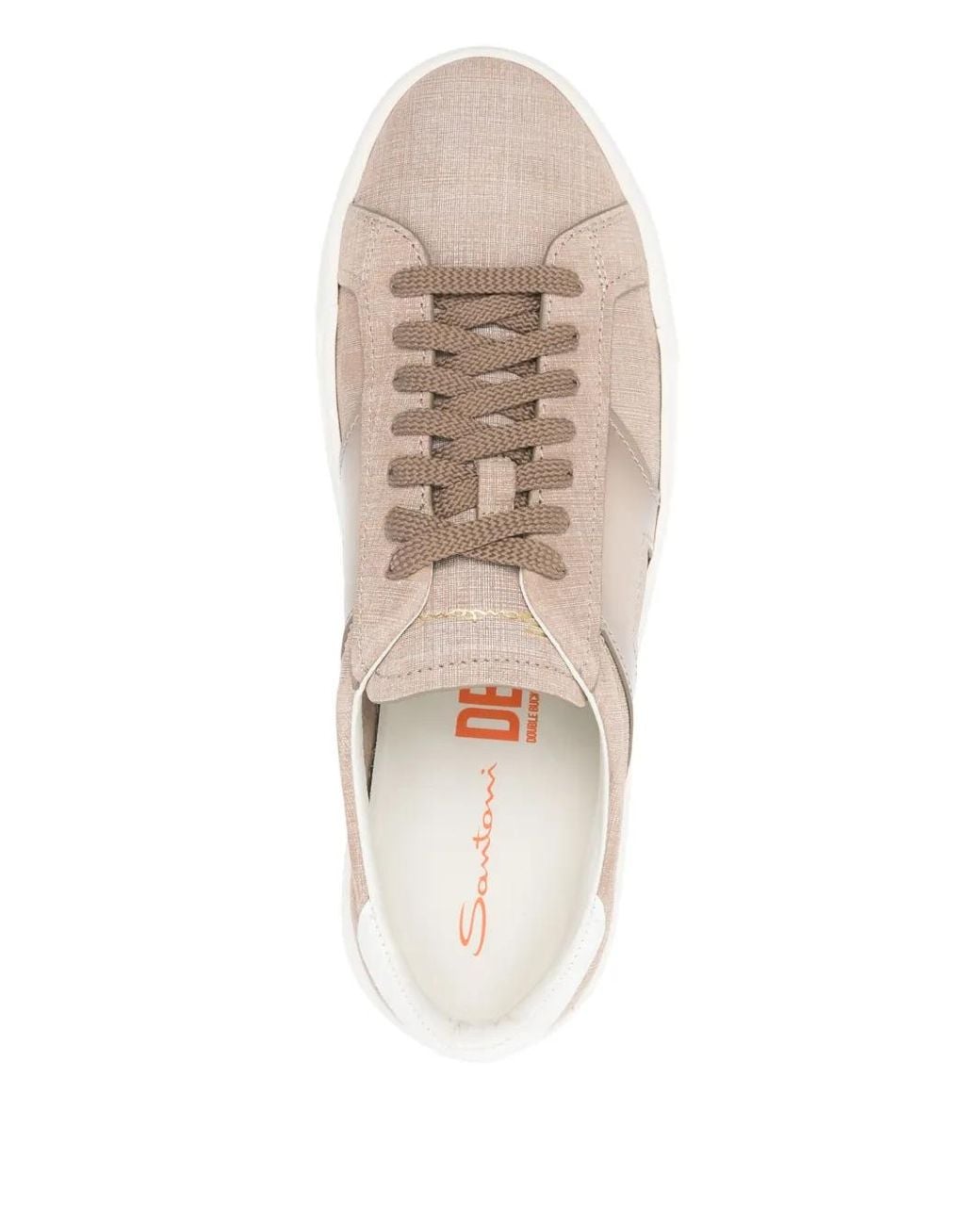 Baskets Double Buckle Santoni pour homme en coloris Brown