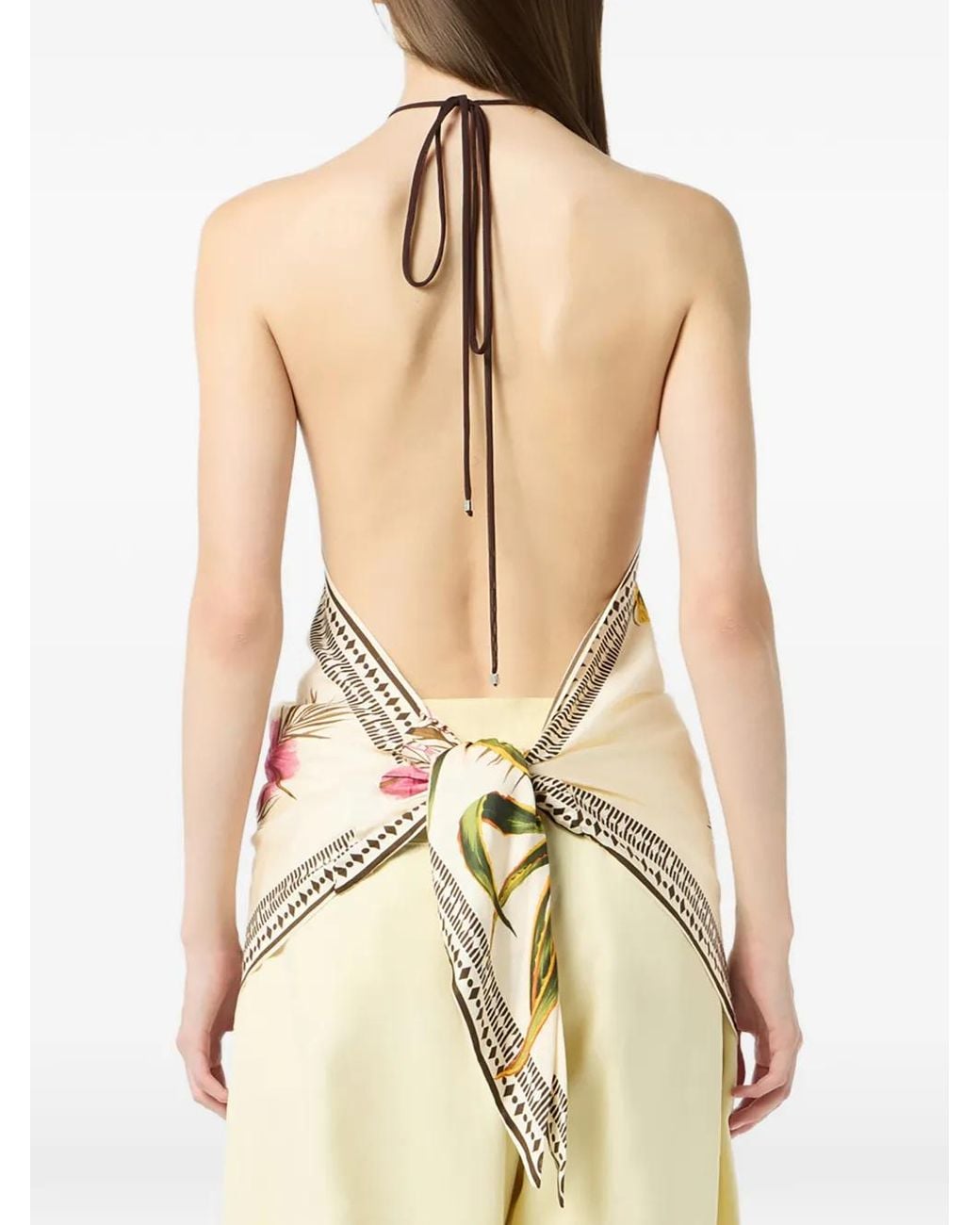Blumarine Metallic Sleeveless Tops