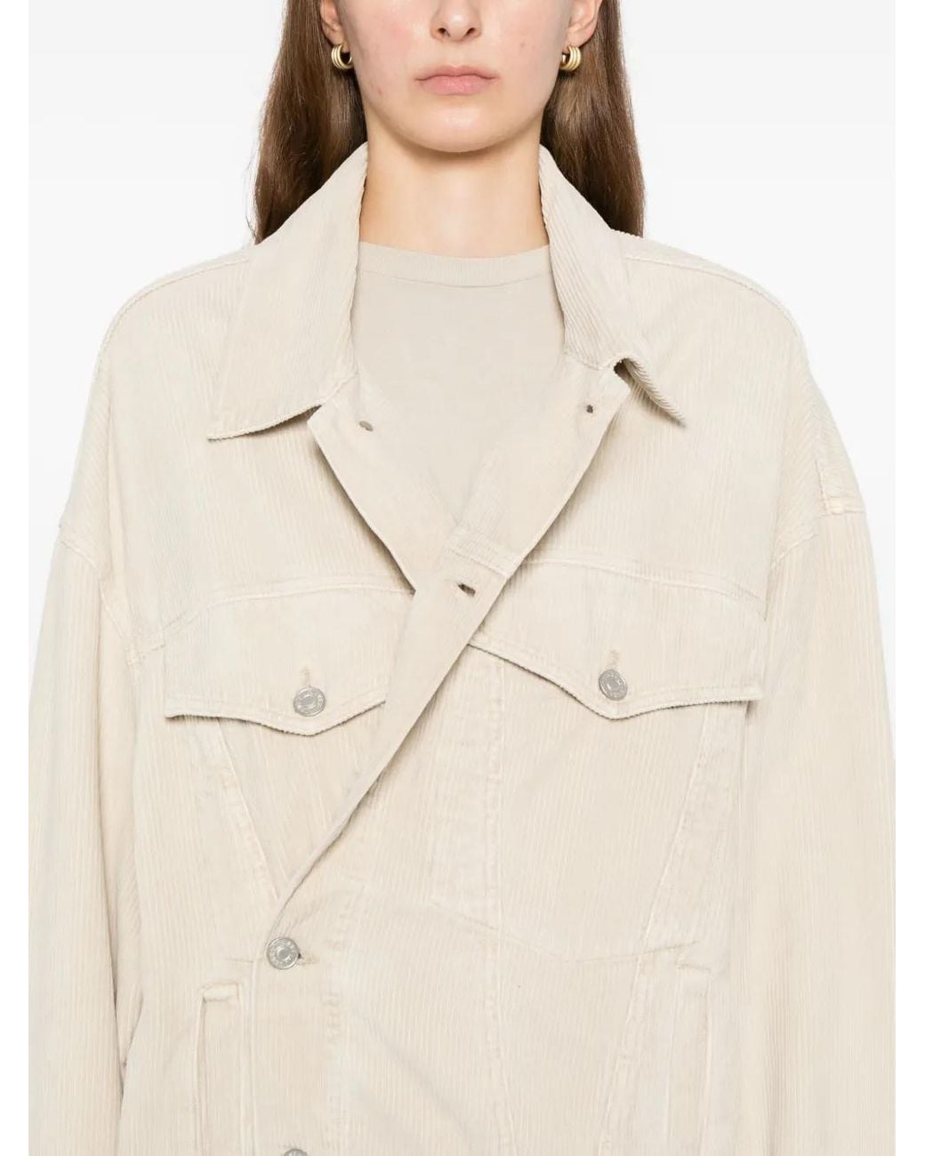 Agolde White Reworked Wayne Jacket