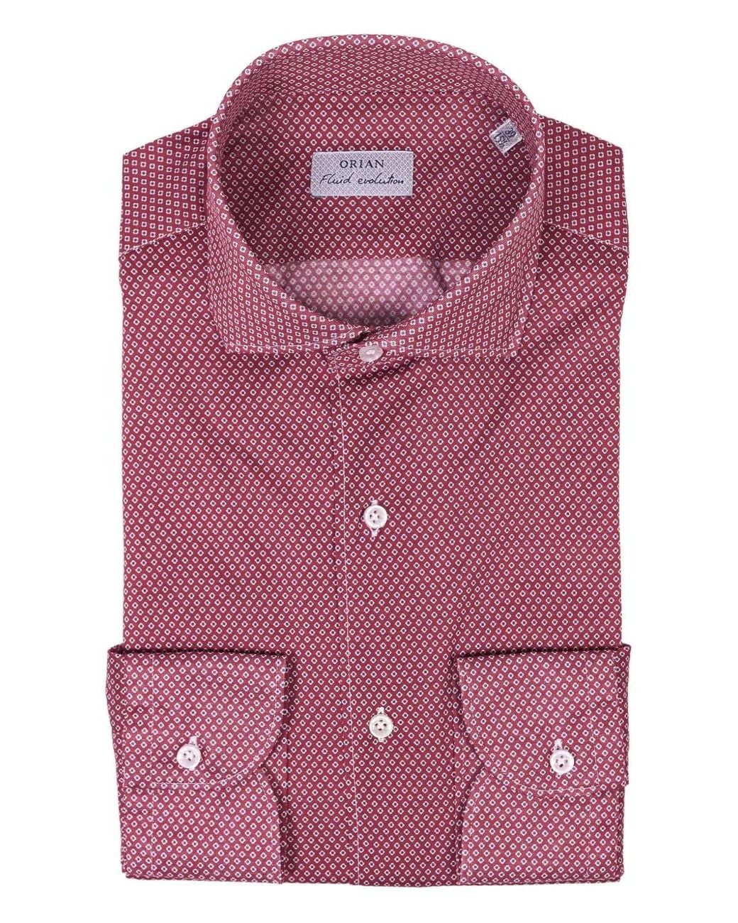 Orian Pink Button-Fastening Shirt for men