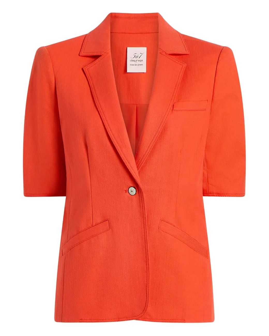 Cinq À Sept Orange Khloe Blazer