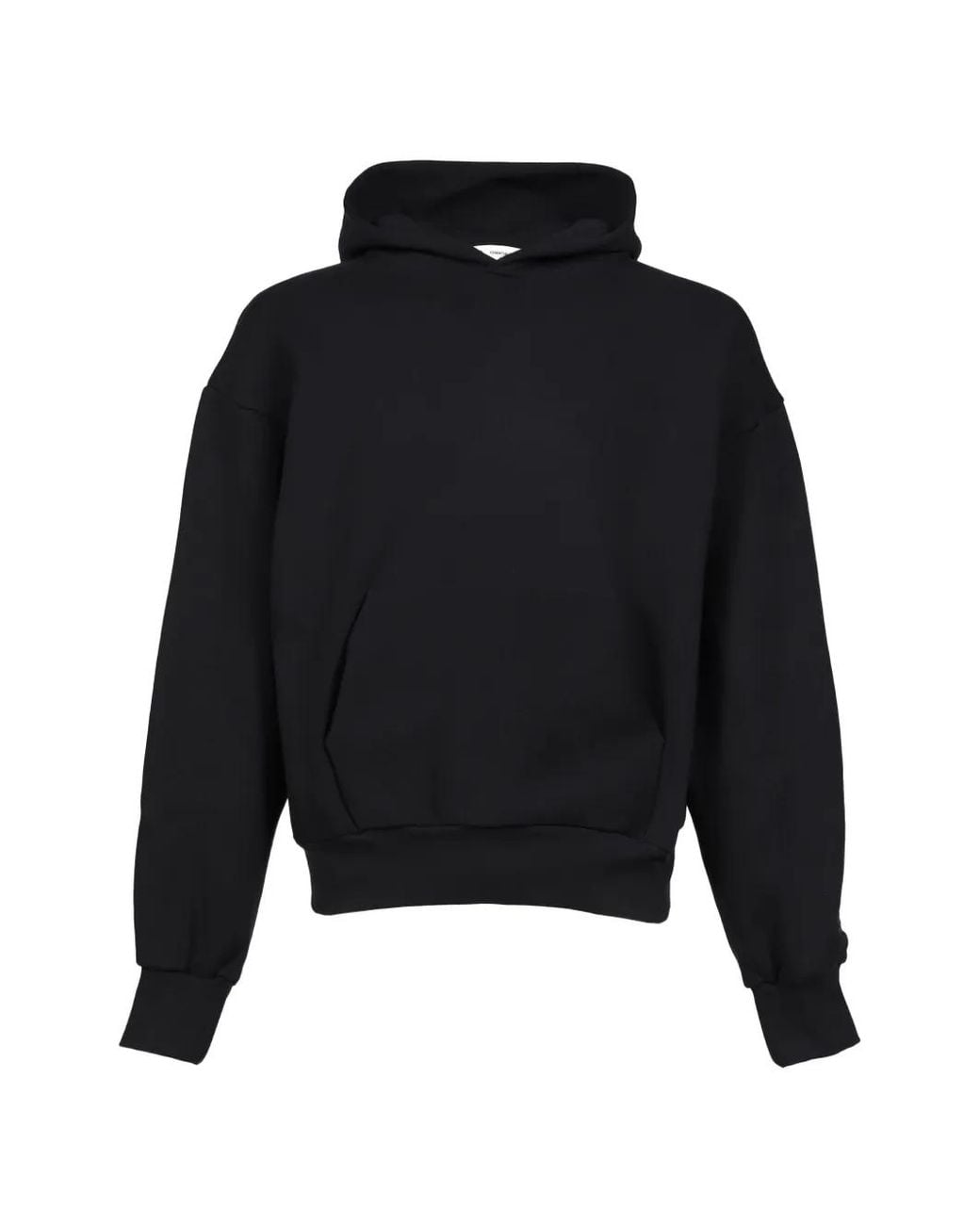 Essentials Blue Logo-Print Hoodie for men