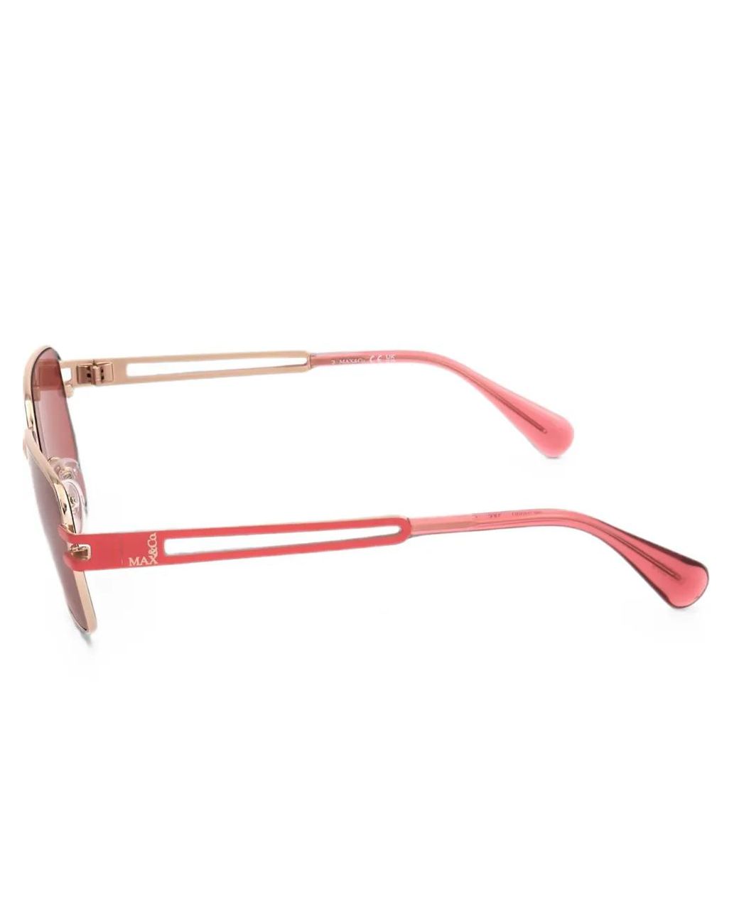 MAX&Co. Pink Rectangle-Frame Sunglasses