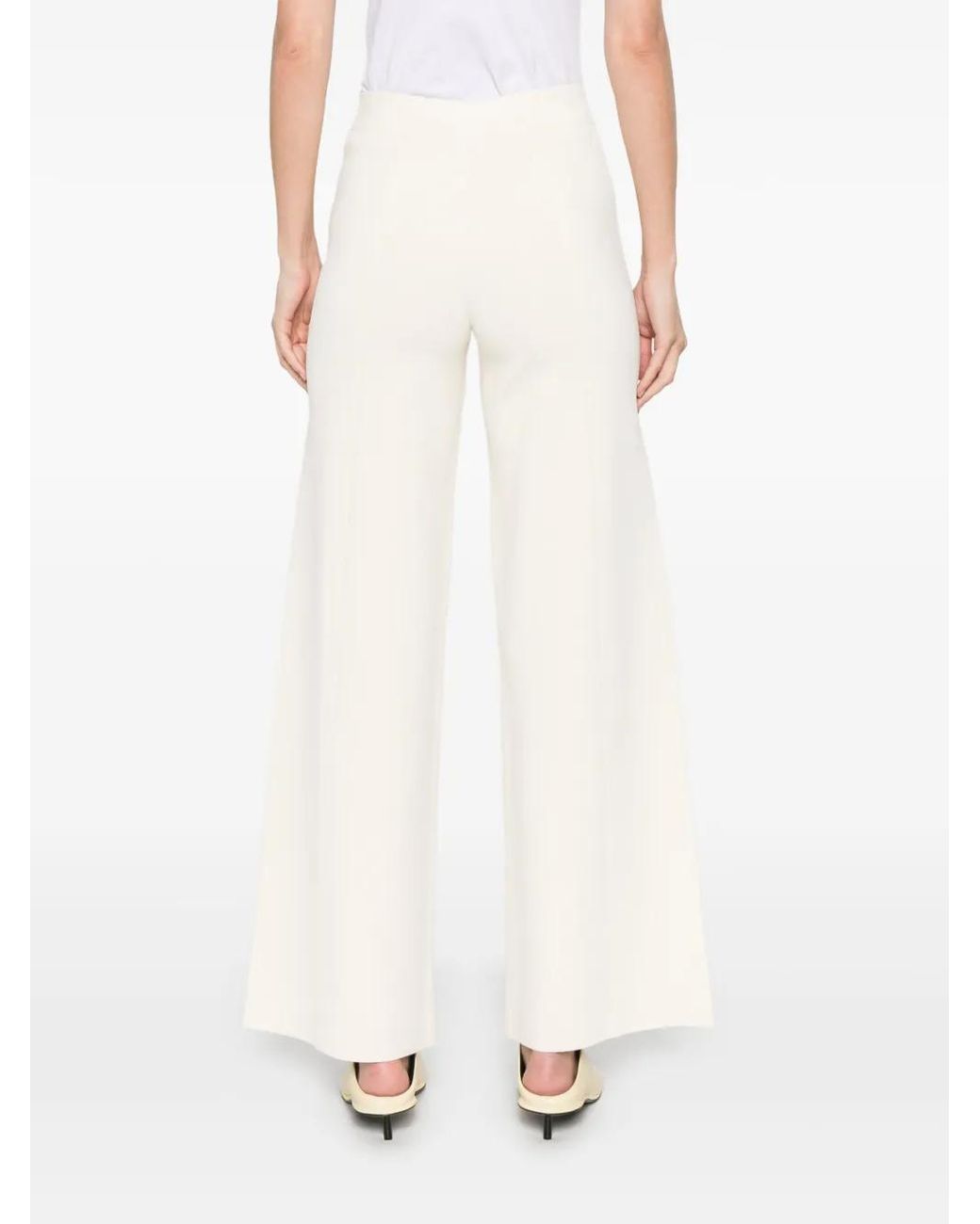 Max Mara White Assiro Pants