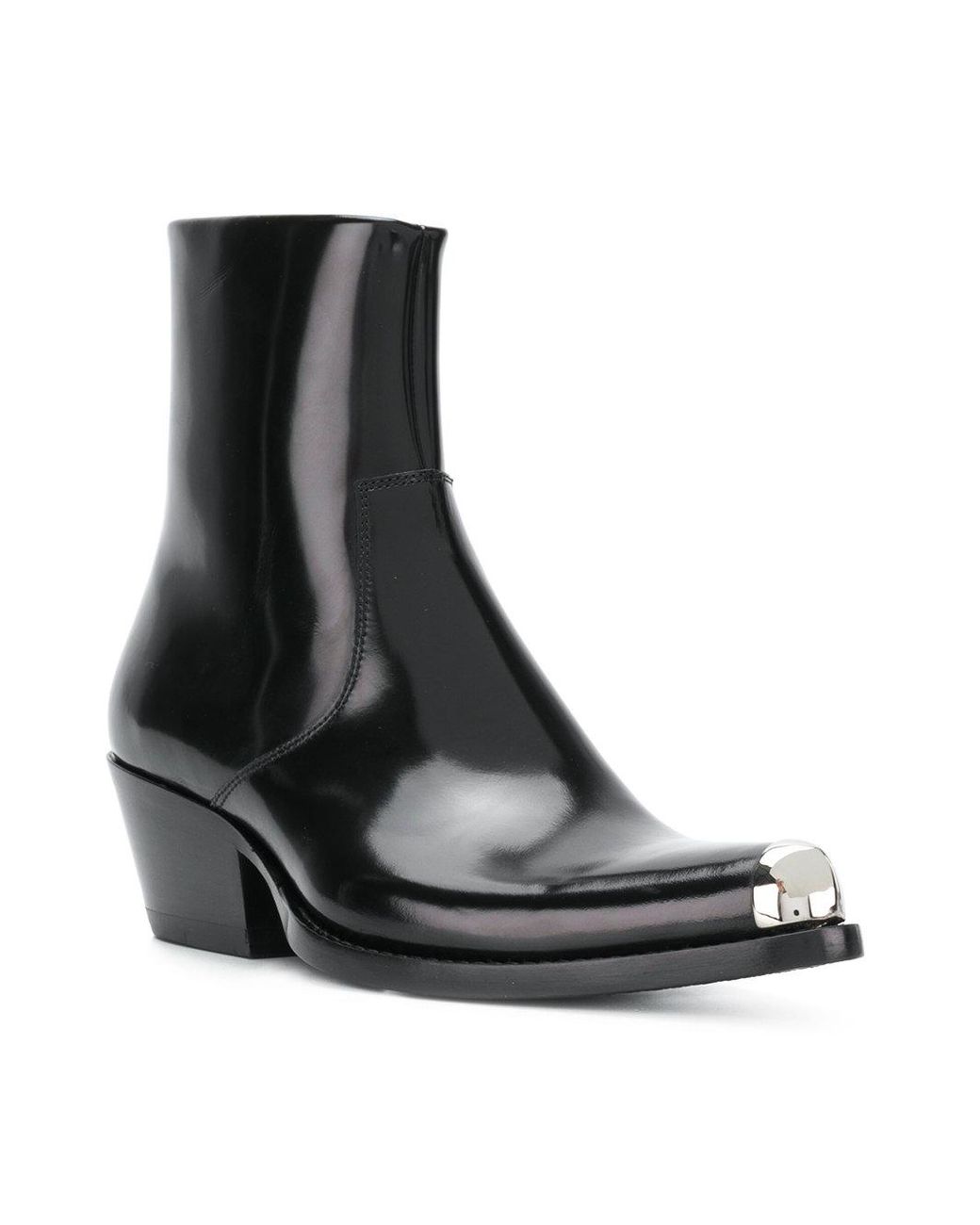 Calvin klein metal sales toe cap boots