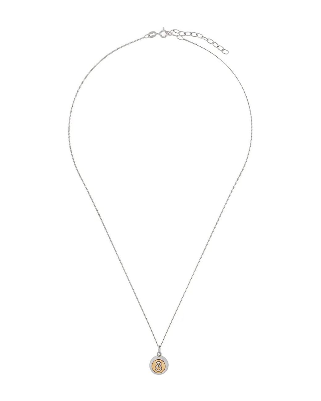True Rocks White 8-Ball Necklace for men