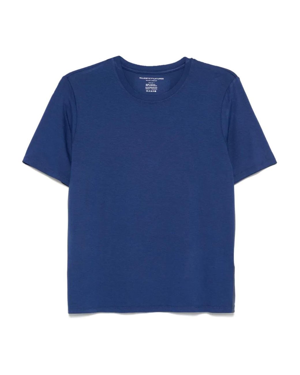 Majestic Filatures Blue Jersey T-Shirt