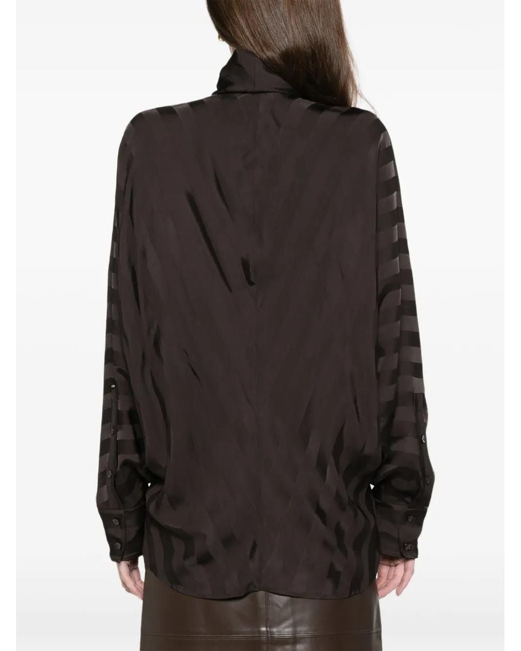 Sportmax Black Oversized Kimono Shirt