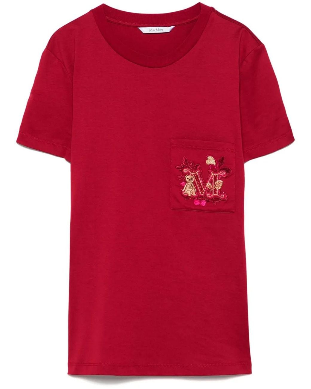 Max Mara Red Nunzio Top