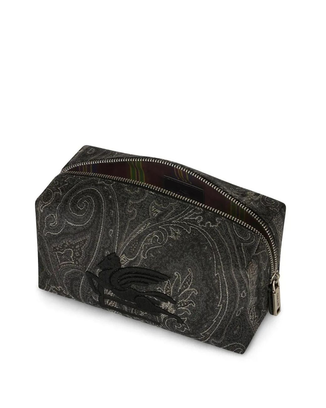 Etro Black Clutch Bag With Logo for men