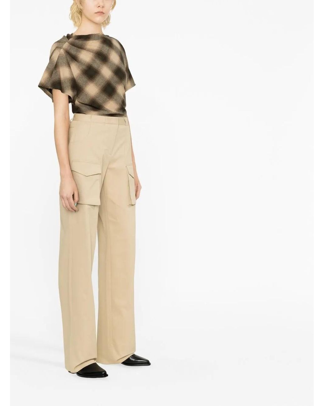 Ermanno Scervino Natural Straight Trousers