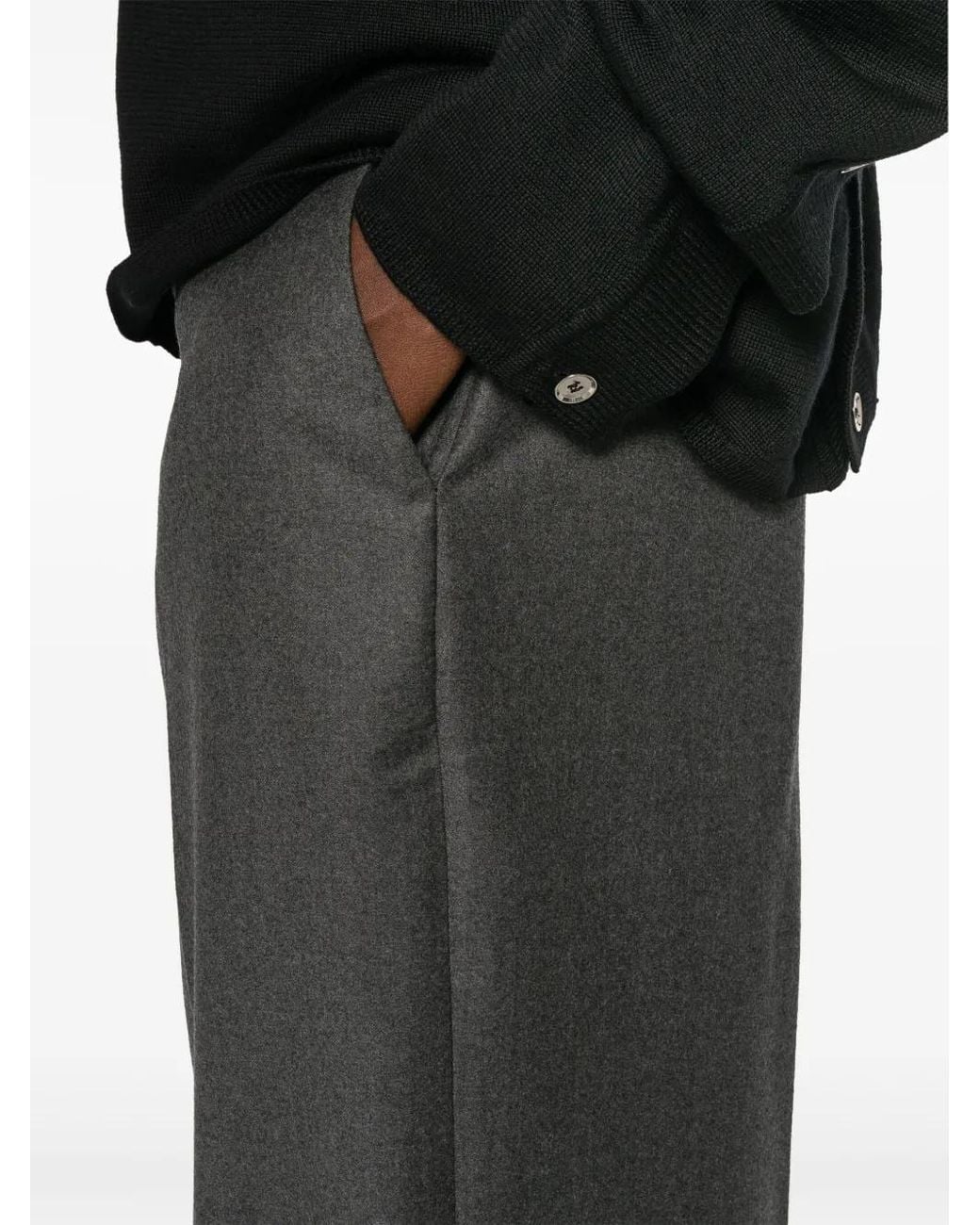 Rohe Gray Wide-Leg Trousers