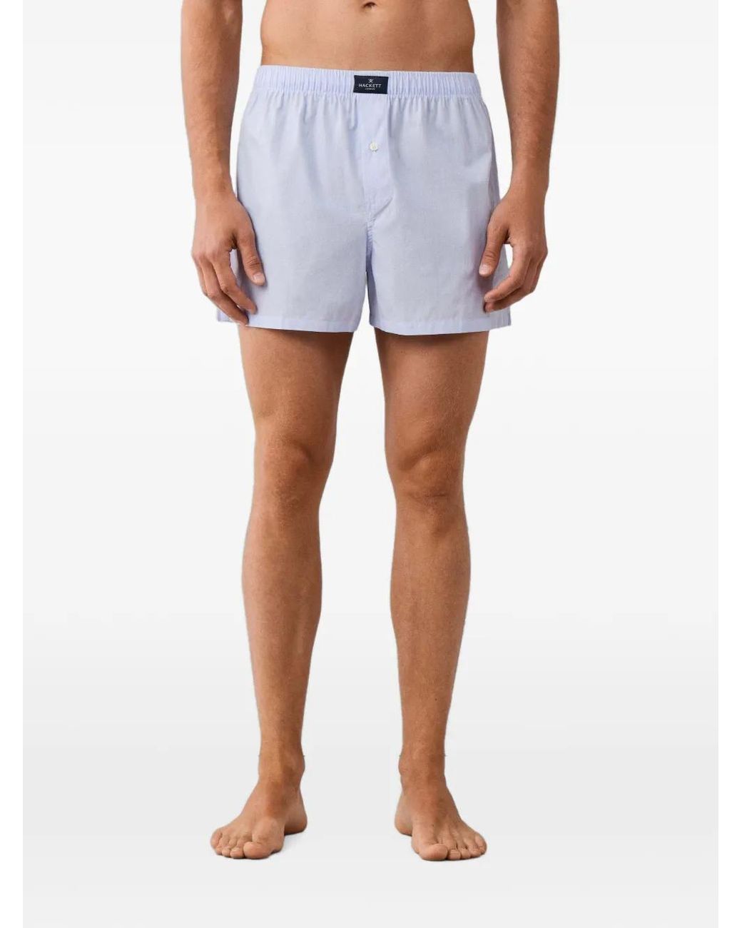 Hackett White Lot De Deux Boxers En Coton for men