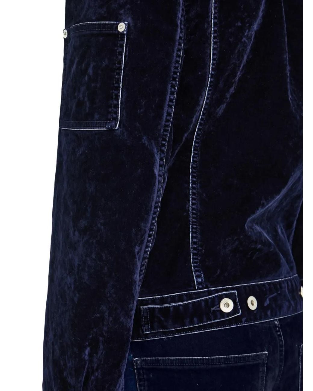 Ferragamo Blue Trucker Jacket for men