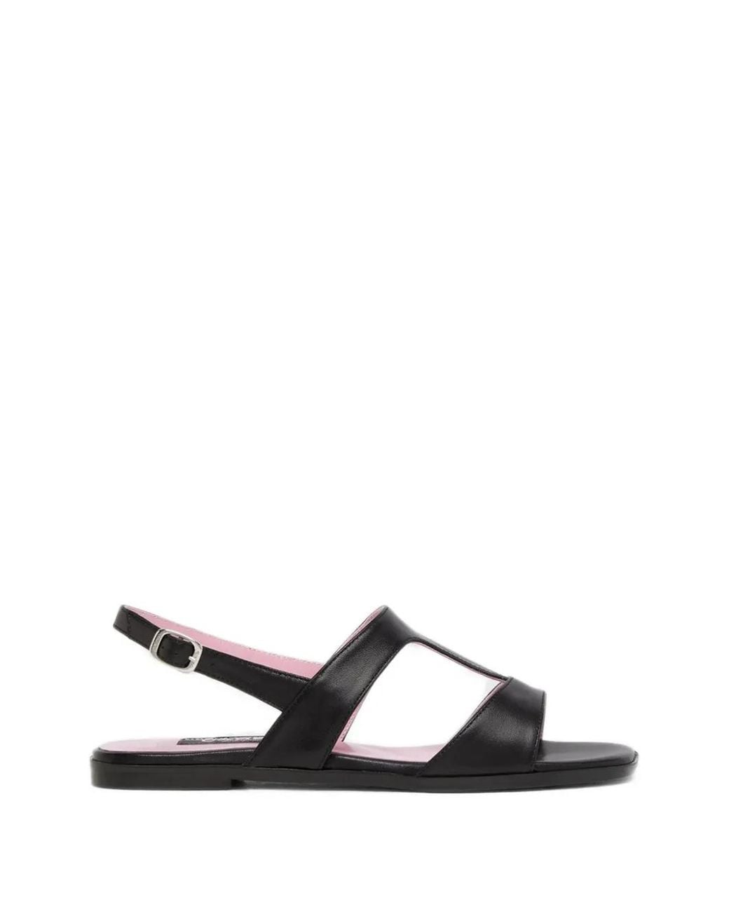 CAREL PARIS White Roma Leather Sandals