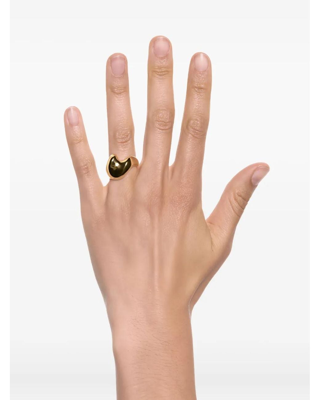Maria Black White Palomino Saddle Ring