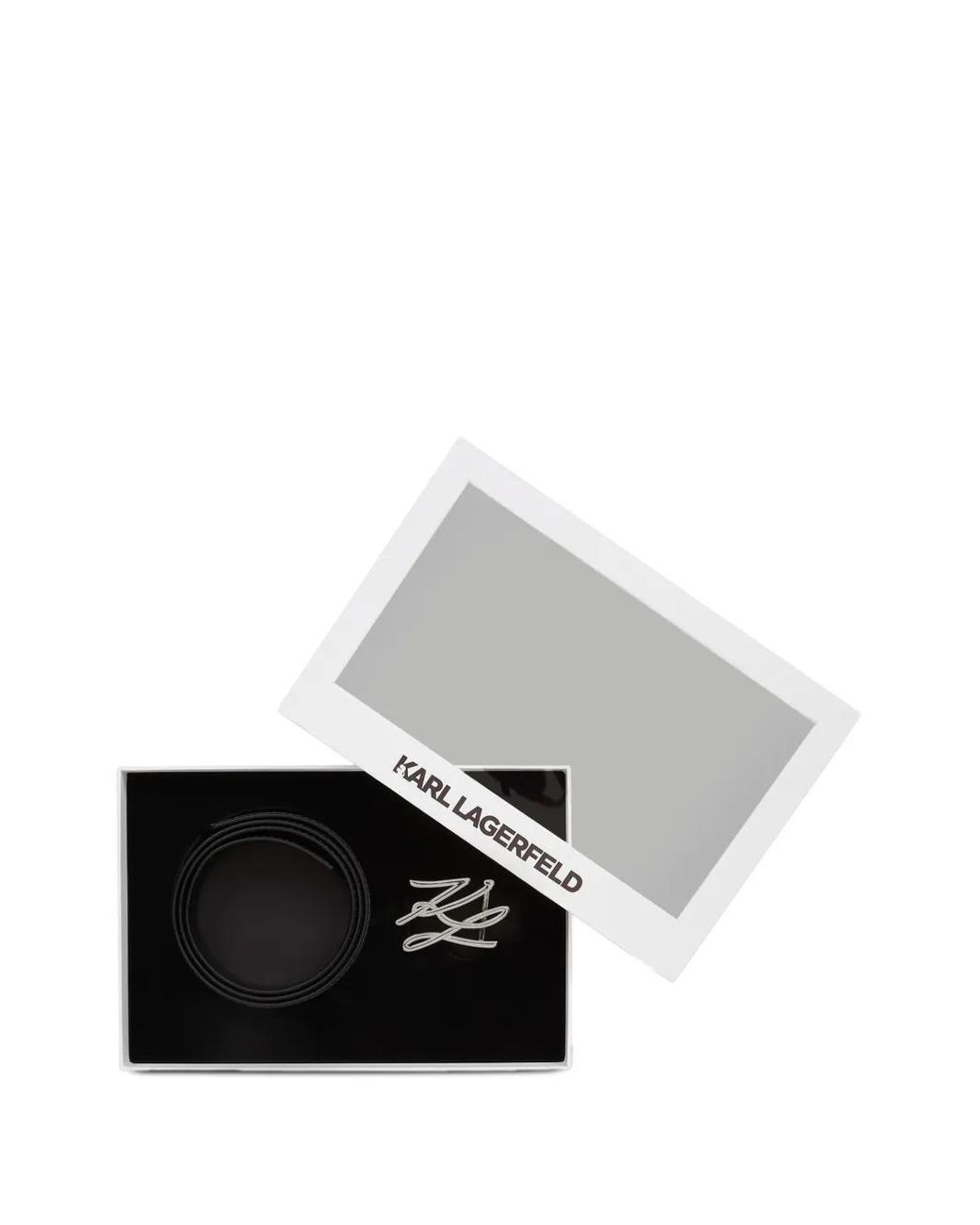 Karl Lagerfeld Gray K/Autograph H3 Belt