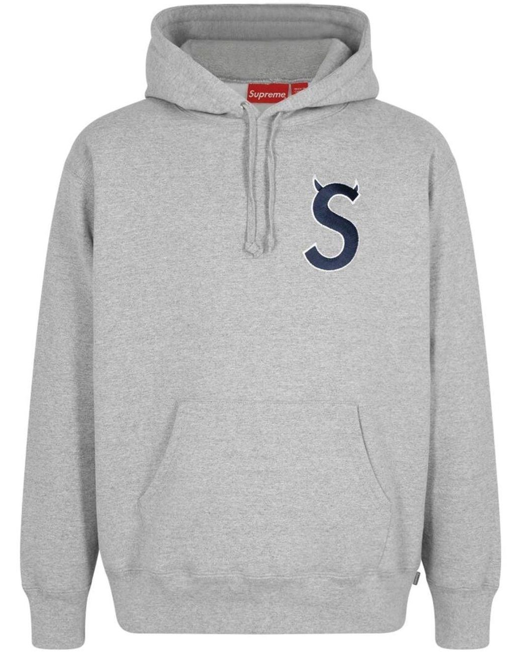 Supreme Hoodie mit S-Logo in Grau | Lyst DE
