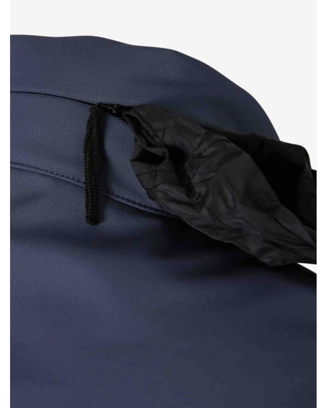 Stone Island Blue Hooded Jacket for men